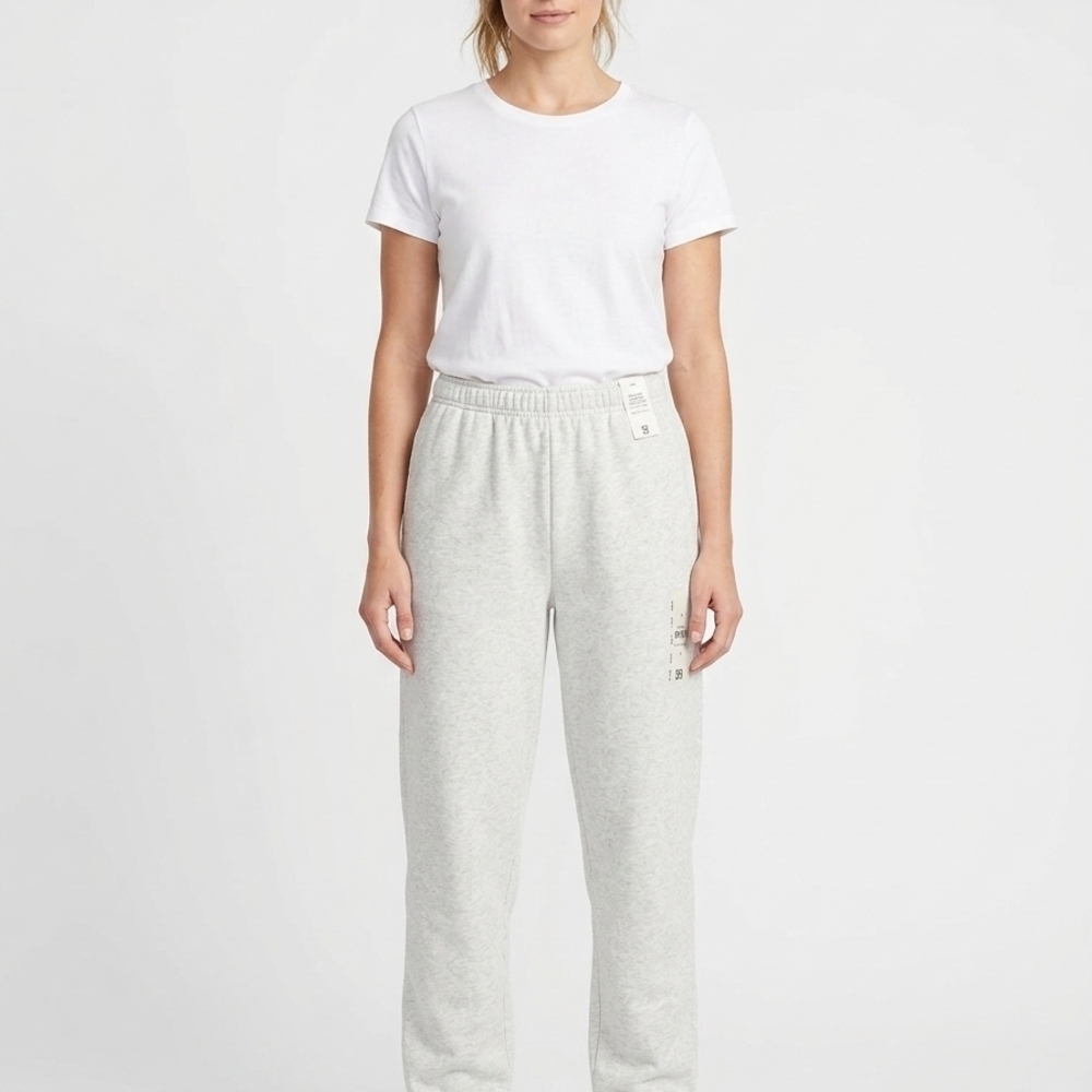 No Boundaries Light Gray Kids Joggers